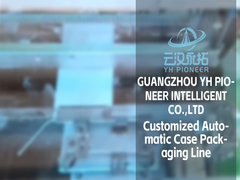 Linha de embalagem automática de caixas personalizada