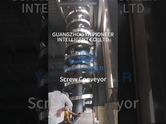 Transportador de parafuso compacto para manuseio de material sem segregação e com eficiência espacial