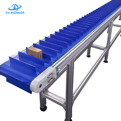 Estrutura de aço inoxidável transportador modular controle PLC personalizável posicionamento preciso