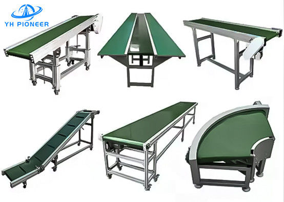 Bom preço Sistemas de transporte de sacos resistentes a altas temperaturas, controlo por PLC, velocidade ajustável on-line