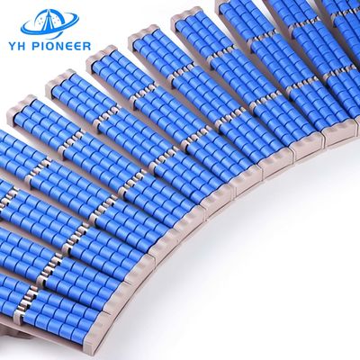 Bom preço Placa de cadeia de bolas de transporte de aço com cinto modular PP PE POM para transporte suave on-line