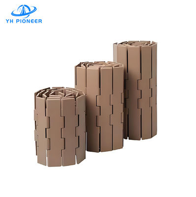 Bom preço Cadeia de dobradiça dupla de alta carga com placas POM e eixos de aço inoxidável para transporte confiável de carga pesada on-line