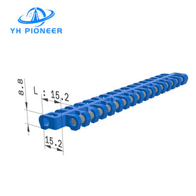 Bom preço Cinturão modular de rede de descarga POM robusto para alimentos - conformidade de grau e fácil limpeza on-line