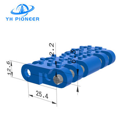 Bom preço Cinturão modular perfurado POM durável com atrito para transporte de longa duração e de baixa manutenção on-line
