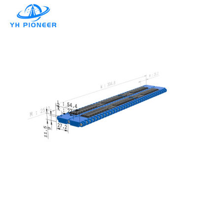 Bom preço Cinturão modular de superfície plana durável com parte superior de borracha para maior resistência ao desgaste e redução do ruído on-line