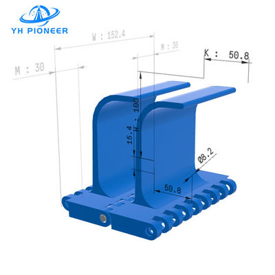 Bom preço Gancho flexível - Cadeia de cinto de malha tipo com PP para soluções de elevação e transporte personalizáveis on-line