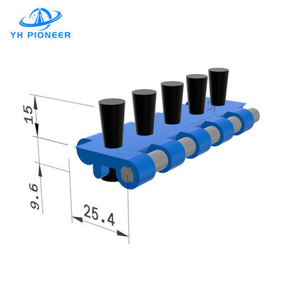 Bom preço Cinturão de transporte modular de largura de 85 mm com escova para manuseio e limpeza de materiais on-line