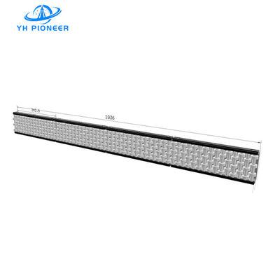 Bom preço Ferrovia de guia lateral de rolos de três fileiras robusta com nylon e aço inoxidável para transporte de carga pesada on-line