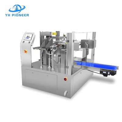 Bom preço Máquina de embalagem de bolsas rotativas totalmente automática de aço inoxidável para embalagens alimentares on-line