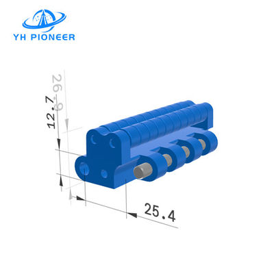 Bom preço Faixa modular de engenharia de precisão com rolos para fluxo de material suave e contínuo on-line
