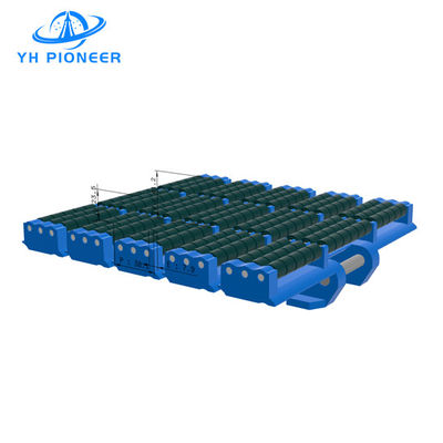 Bom preço Cadeia de topo de mesa de rolos Sideflex de alta capacidade em POM verde escuro para dobra lateral robusta on-line