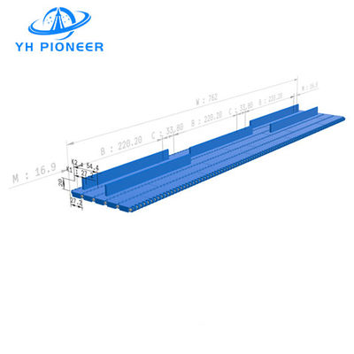 Bom preço Faixa modular de topo plano personalizável com voo para transporte confiável de processamento de alimentos on-line