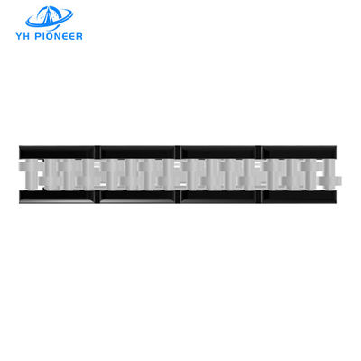 Bom preço Ferrovia de guia modular lateral flexível durável com espinha dorsal de aço inoxidável para sistemas de transporte industrial on-line