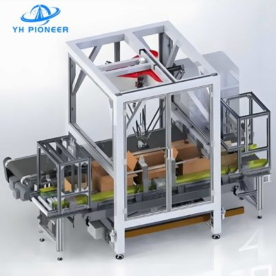 Bom preço 3.0KW Robot Soft Bag Case Packer, Pouch Case Packing Machine 10-20cartões/min on-line