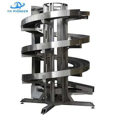 Transportador de elevação em espiral de aço carbono de baixo ruído com capacidade de carga de 200-2000 kg
