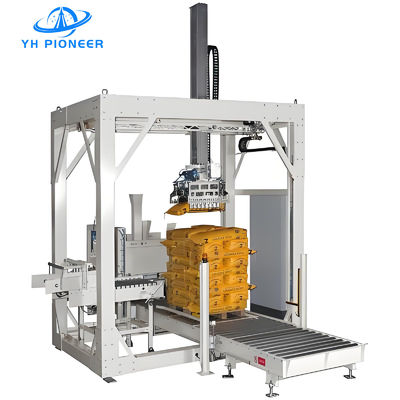Bom preço Sistemas de paletização automática flexíveis Paletizador de trampolim Padrões de camada personalizáveis on-line