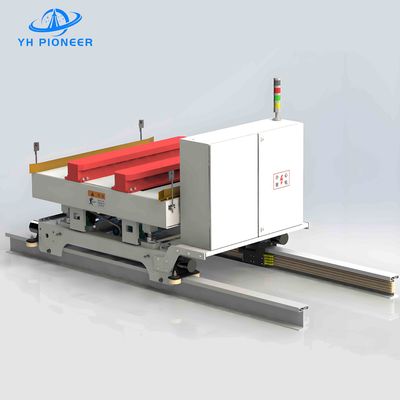 Sistema de veículo de alta velocidade RGV com guia ferroviária para manuseio e armazenamento de materiais