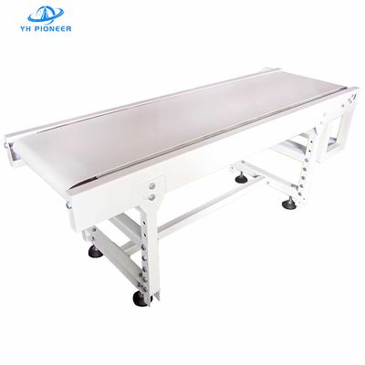 Bom preço Sistema de transportador de cintura de alimentos personalizável com opções de cintura de PVC ou PU e motor elétrico de 250W on-line