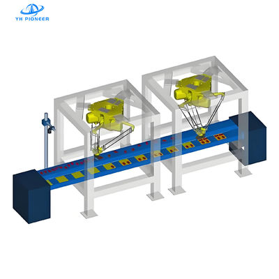 Bom preço Máquina de embalagem de embalagens de embalagens de pequeno porte para 20-30 sacos por minuto com potência de 8kw e especificações ajustáveis on-line