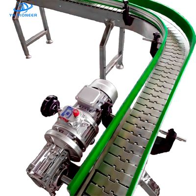 Bom preço Sistemas de transporte de garrafas de alta precisão com velocidade de 20 m/min e altura de mesa ajustável para manuseio confiável de garrafas on-line