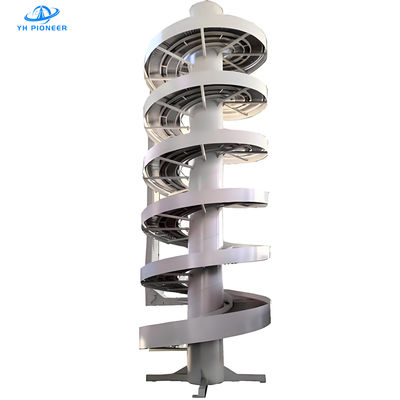 Bom preço Sistema de transportador de elevação em espiral com construção em aço inoxidável 201/SUS304 e características resistentes ao calor on-line