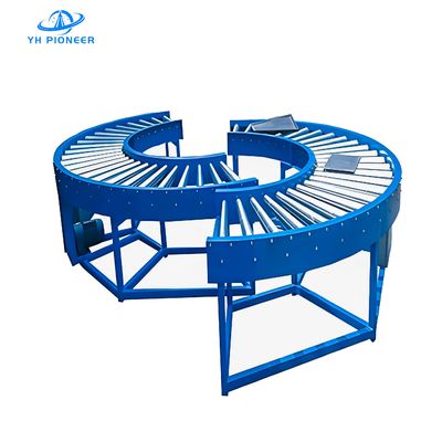 Bom preço Sistema de transportador de torneamento de rolos flexível e durável em aço inoxidável 304 para capacidade de carga de 80 kg/200 kg on-line