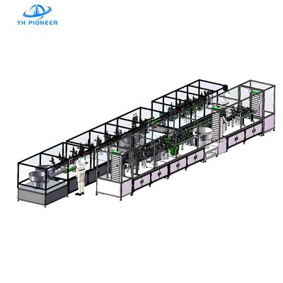 Bom preço Linha de montagem pequena de alta eficiência para produção de medidores de água com capacidade de 20-25pcs/min e alimentação automática on-line