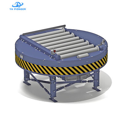 Bom preço Palletizer de transporte rotativo de rolos com eficiência energética e velocidade de transporte máxima de 20 m/min para produção de alta produção on-line