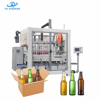 qualidade Máquina Embaladora de Caixas de Cerveja Adequada para Diversas Garrafas, Latas e Copos para Diversas Necessidades de Embalagem fábrica